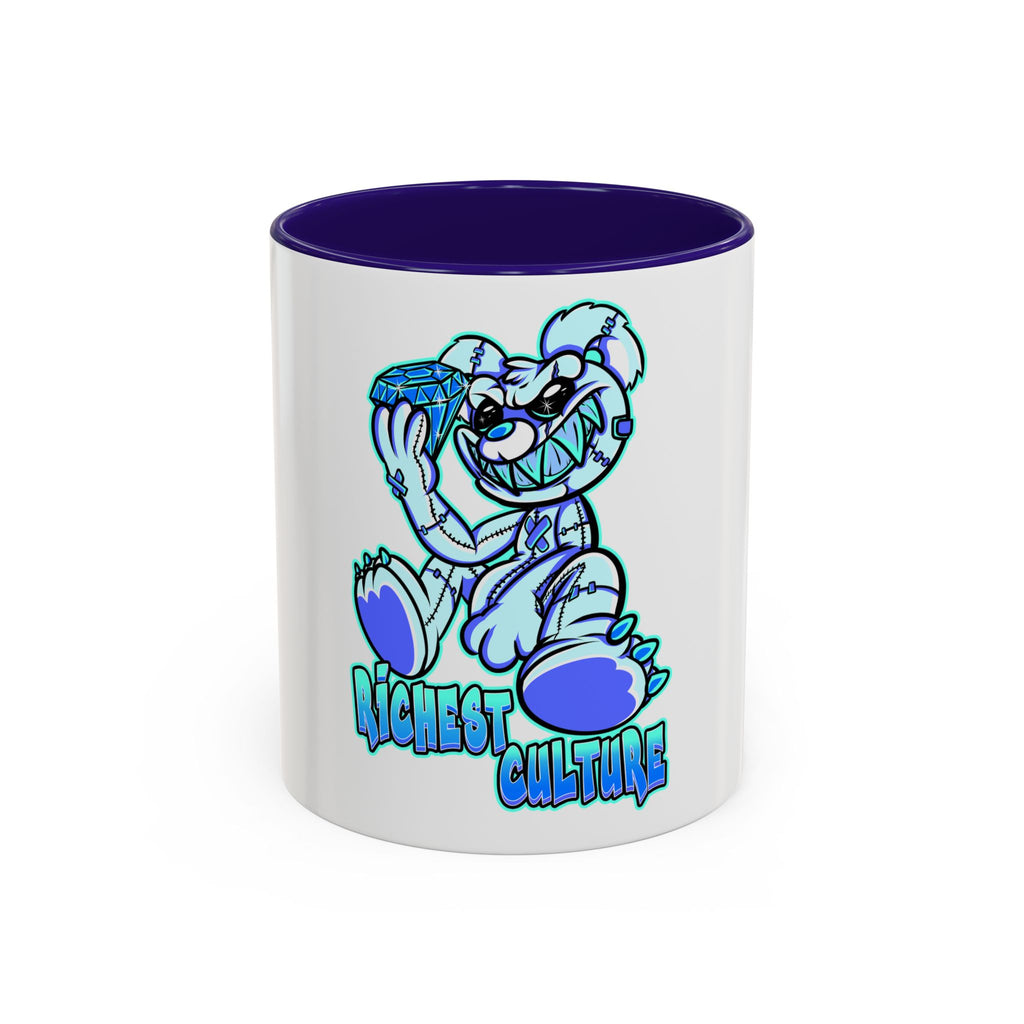 Colorful Mug — Playful 'Richest Culture' Cartoon Bear Coffee Cup (11oz/15oz)