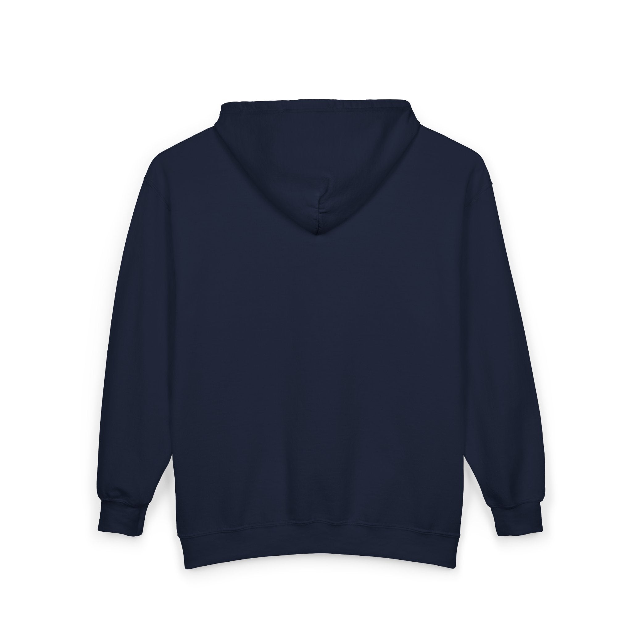 Zip Hoodie — Blue Smiling Teddy Bear Graphic