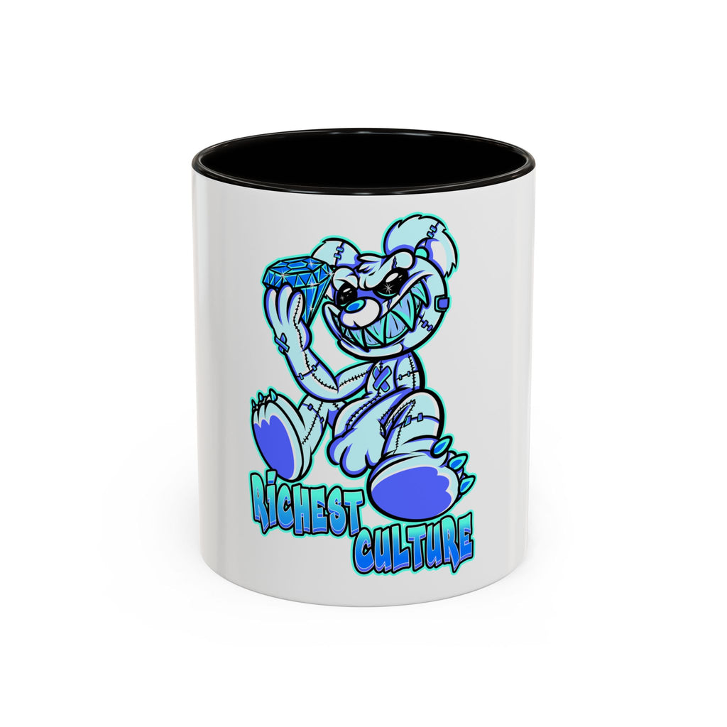 Colorful Mug — Playful 'Richest Culture' Cartoon Bear Coffee Cup (11oz/15oz)